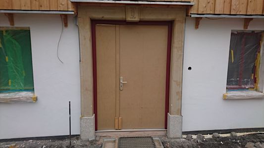 Naturstein mit glatter Oberfläche