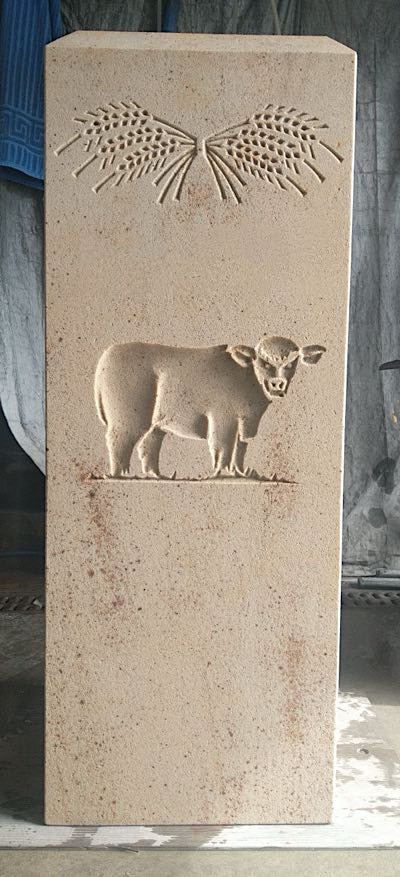 Ornament als Detail auf Grabstein